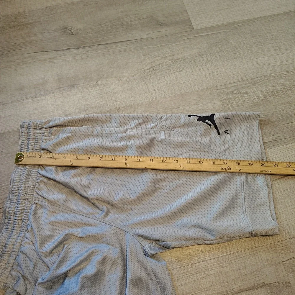 Jordan Brand Dri-FIT Mesh Basketball Shorts Grey Jumpman Air Mens Small